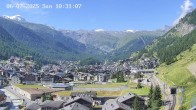 Archiv Foto Webcam Zermatt: Blick auf das Dorf 09:00