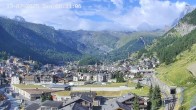 Archiv Foto Webcam Zermatt: Blick auf das Dorf 07:00