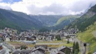 Archiv Foto Webcam Zermatt: Blick auf das Dorf 09:00