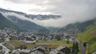 Archiv Foto Webcam Zermatt: Blick auf das Dorf 07:00