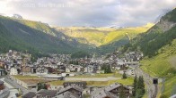 Archiv Foto Webcam Zermatt: Blick auf das Dorf 06:00