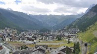Archiv Foto Webcam Zermatt: Blick auf das Dorf 15:00
