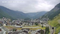 Archiv Foto Webcam Zermatt: Blick auf das Dorf 07:00