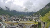 Archiv Foto Webcam Zermatt: Blick auf das Dorf 09:00
