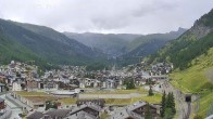 Archiv Foto Webcam Zermatt: Blick auf das Dorf 13:00