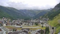 Archiv Foto Webcam Zermatt: Blick auf das Dorf 17:00