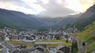 Archiv Foto Webcam Zermatt: Blick auf das Dorf 05:00