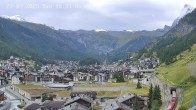 Archiv Foto Webcam Zermatt: Blick auf das Dorf 09:00