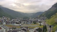 Archiv Foto Webcam Zermatt: Blick auf das Dorf 06:00