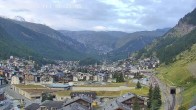 Archiv Foto Webcam Zermatt: Blick auf das Dorf 05:00