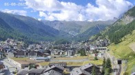 Archiv Foto Webcam Zermatt: Blick auf das Dorf 09:00