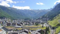 Archiv Foto Webcam Zermatt: Blick auf das Dorf 15:00