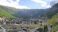 Archiv Foto Webcam Zermatt: Blick auf das Dorf 17:00