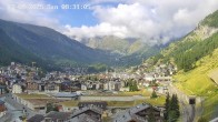 Archiv Foto Webcam Zermatt: Blick auf das Dorf 07:00