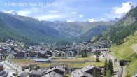 Archiv Foto Webcam Zermatt: Blick auf das Dorf 11:00