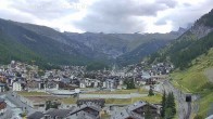 Archiv Foto Webcam Zermatt: Blick auf das Dorf 19:00