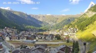 Archiv Foto Webcam Zermatt: Blick auf das Dorf 07:00