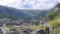 Archiv Foto Webcam Zermatt: Blick auf das Dorf 09:00