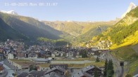 Archiv Foto Webcam Zermatt: Blick auf das Dorf 07:00
