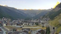 Archiv Foto Webcam Zermatt: Blick auf das Dorf 06:00