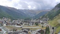 Archiv Foto Webcam Zermatt: Blick auf das Dorf 13:00