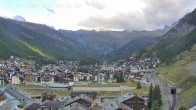 Archiv Foto Webcam Zermatt: Blick auf das Dorf 17:00
