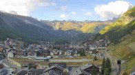 Archiv Foto Webcam Zermatt: Blick auf das Dorf 07:00