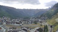 Archiv Foto Webcam Zermatt: Blick auf das Dorf 13:00
