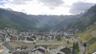 Archiv Foto Webcam Zermatt: Blick auf das Dorf 15:00