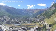 Archiv Foto Webcam Zermatt: Blick auf das Dorf 11:00