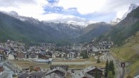 Archiv Foto Webcam Zermatt: Blick auf das Dorf 09:00