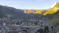 Archiv Foto Webcam Zermatt: Blick auf das Dorf 08:00
