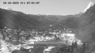 Archiv Foto Webcam Zermatt: Blick auf das Dorf 06:00