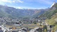 Archiv Foto Webcam Zermatt: Blick auf das Dorf 11:00