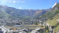 Archiv Foto Webcam Zermatt: Blick auf das Dorf 11:00