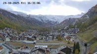 Archiv Foto Webcam Zermatt: Blick auf das Dorf 15:00