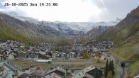 Archived image Webcam Zermatt - Spiss 13:00