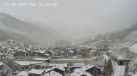 Archiv Foto Webcam Zermatt: Blick auf das Dorf 11:00