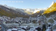 Archiv Foto Webcam Zermatt: Blick auf das Dorf 08:00
