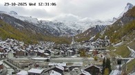 Archiv Foto Webcam Zermatt: Blick auf das Dorf 12:00