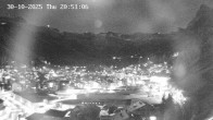 Archiv Foto Webcam Zermatt: Blick auf das Dorf 21:00