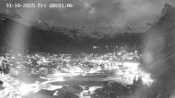 Archiv Foto Webcam Zermatt: Blick auf das Dorf 19:00