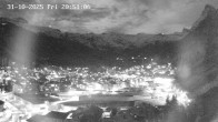 Archiv Foto Webcam Zermatt: Blick auf das Dorf 20:00