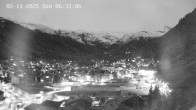 Archiv Foto Webcam Zermatt: Blick auf das Dorf 05:00