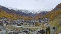 Archiv Foto Webcam Zermatt: Blick auf das Dorf 07:00