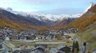 Archiv Foto Webcam Zermatt: Blick auf das Dorf 06:00