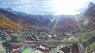 Archiv Foto Webcam Zermatt: Blick auf das Dorf 13:00