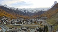 Archiv Foto Webcam Zermatt: Blick auf das Dorf 15:00