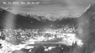 Archiv Foto Webcam Zermatt: Blick auf das Dorf 19:00