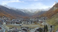 Archiv Foto Webcam Zermatt: Blick auf das Dorf 03:00